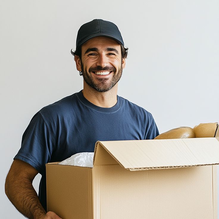 a man helping with a house removal in liverpool